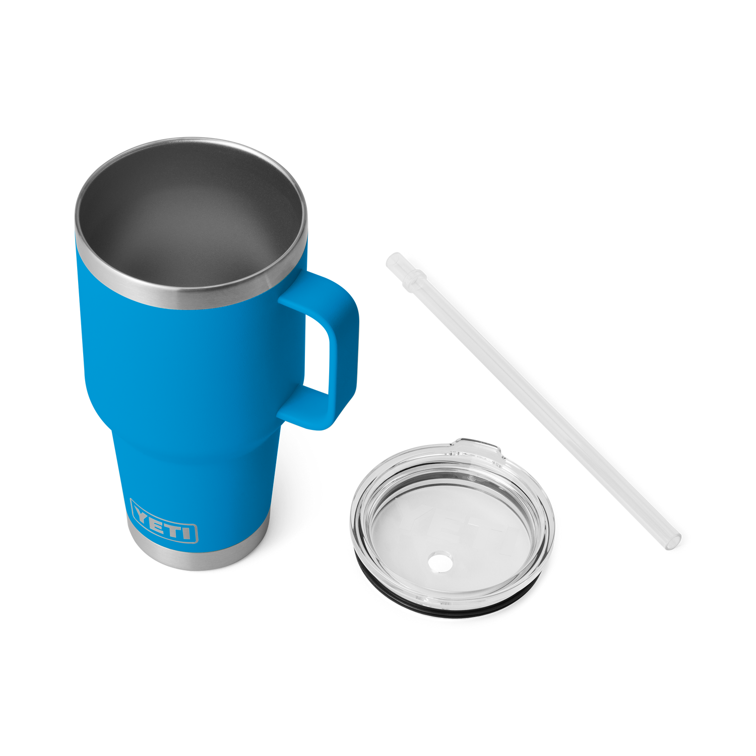 YETI Rambler® Mug De 35 oz (994 ml) Avec couvercle à paille Big Wave Blue