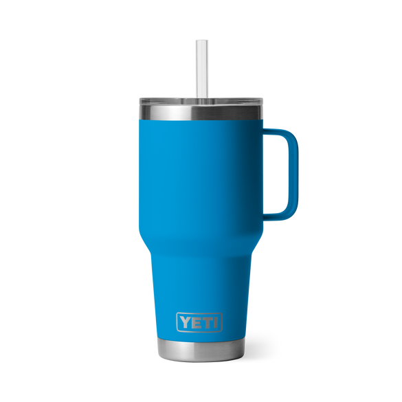 Rambler® 35 oz (994 ml) Straw Mug Big Wave Blue
