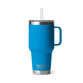 YETI Rambler® Mug De 35 oz (994 ml) Avec couvercle à paille Big Wave Blue