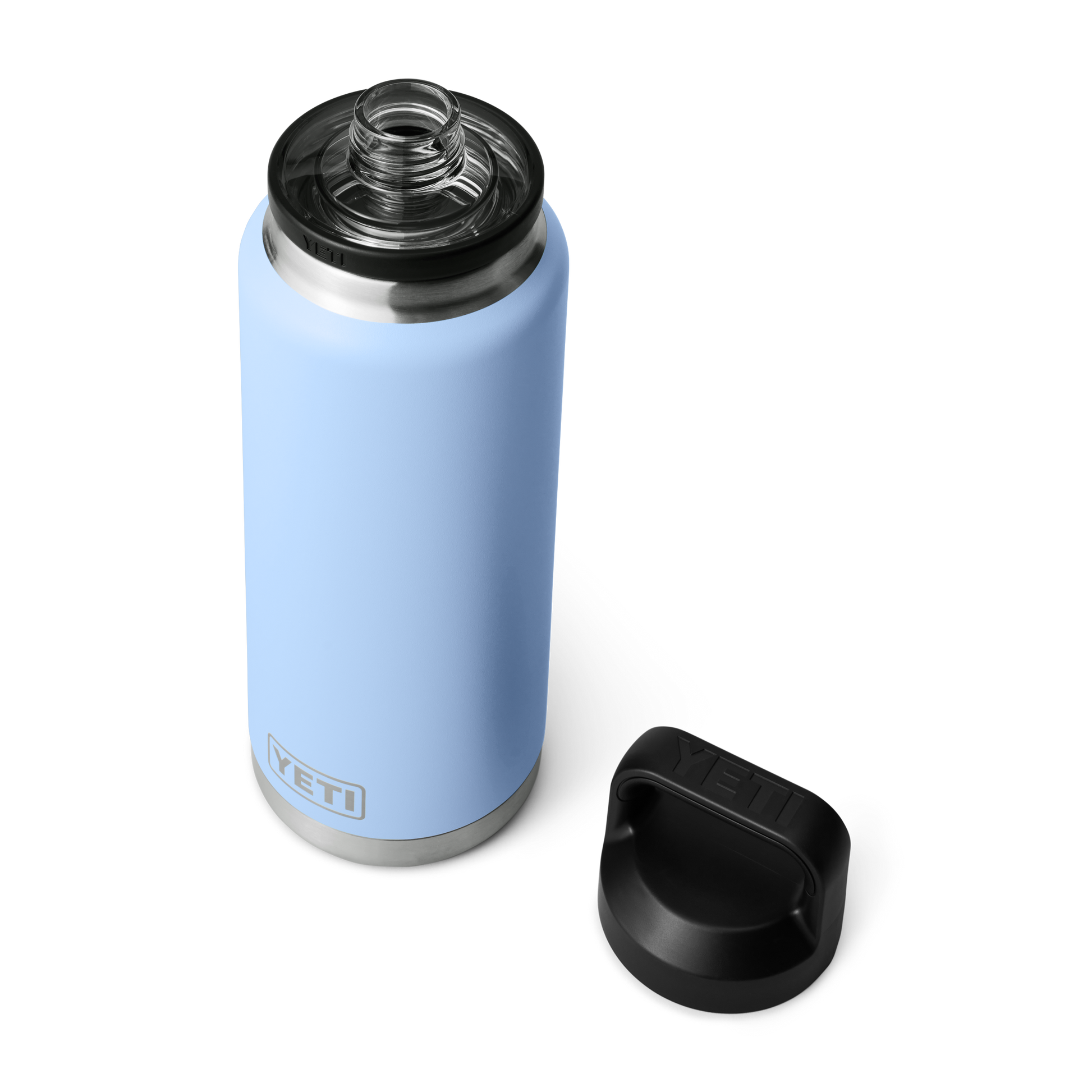 YETI Rambler® Bouteille 36 oz (1065 ml) avec bouchon Chug Big Sky Blue