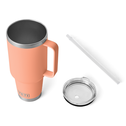 YETI Rambler® Mug De 42 oz (1242 ml) Avec couvercle à paille Lowcountry Peach
