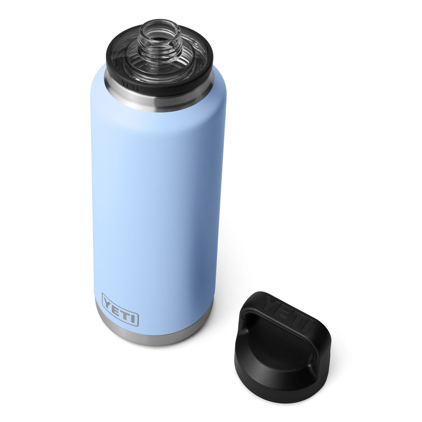 YETI Rambler® Bouteille 46 oz (1,4 l) avec bouchon Chug Big Sky Blue