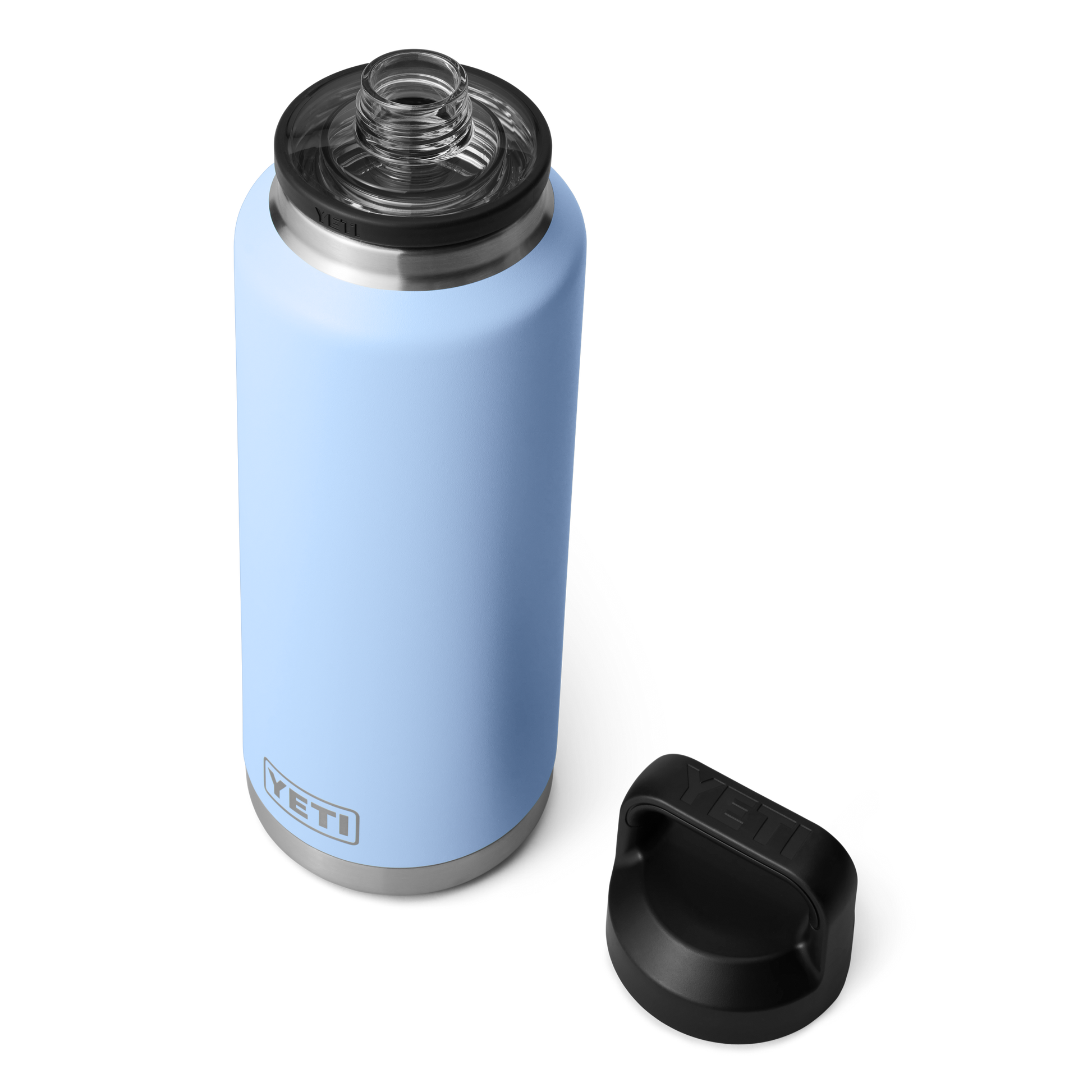YETI Rambler® Bouteille 46 oz (1,4 l) avec bouchon Chug Big Sky Blue