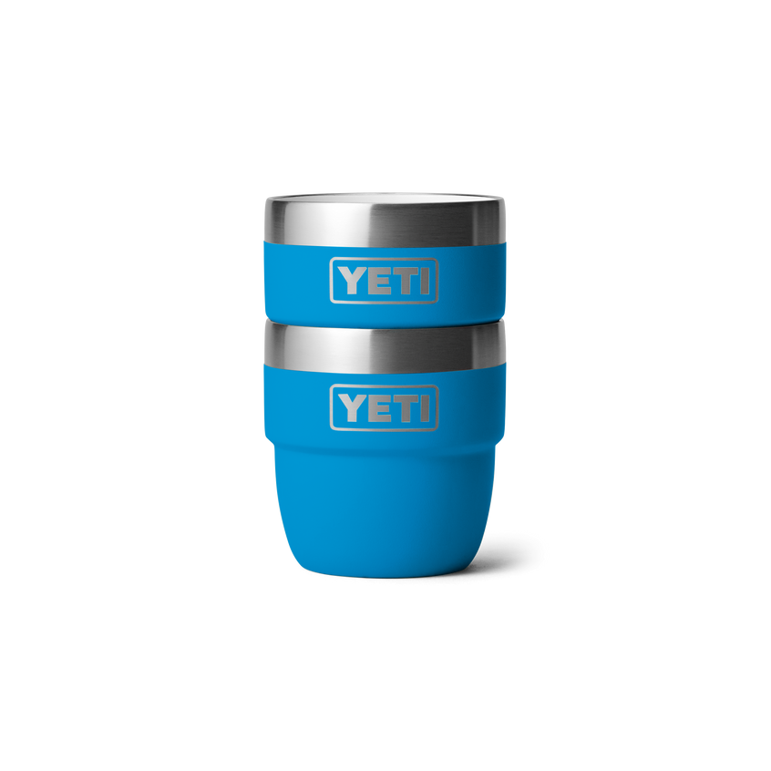 YETI Rambler® Tasse empilable de 4 oz (118 ml) Big Wave Blue