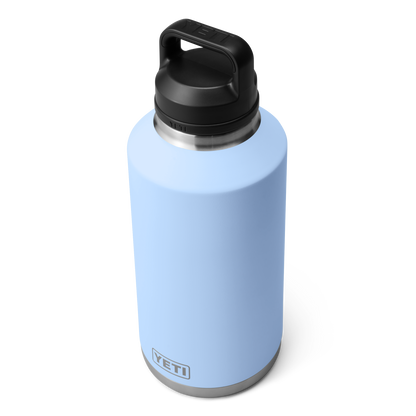 YETI Rambler® Bouteille 64 oz (1,9 l) avec bouchon Chug Big Sky Blue