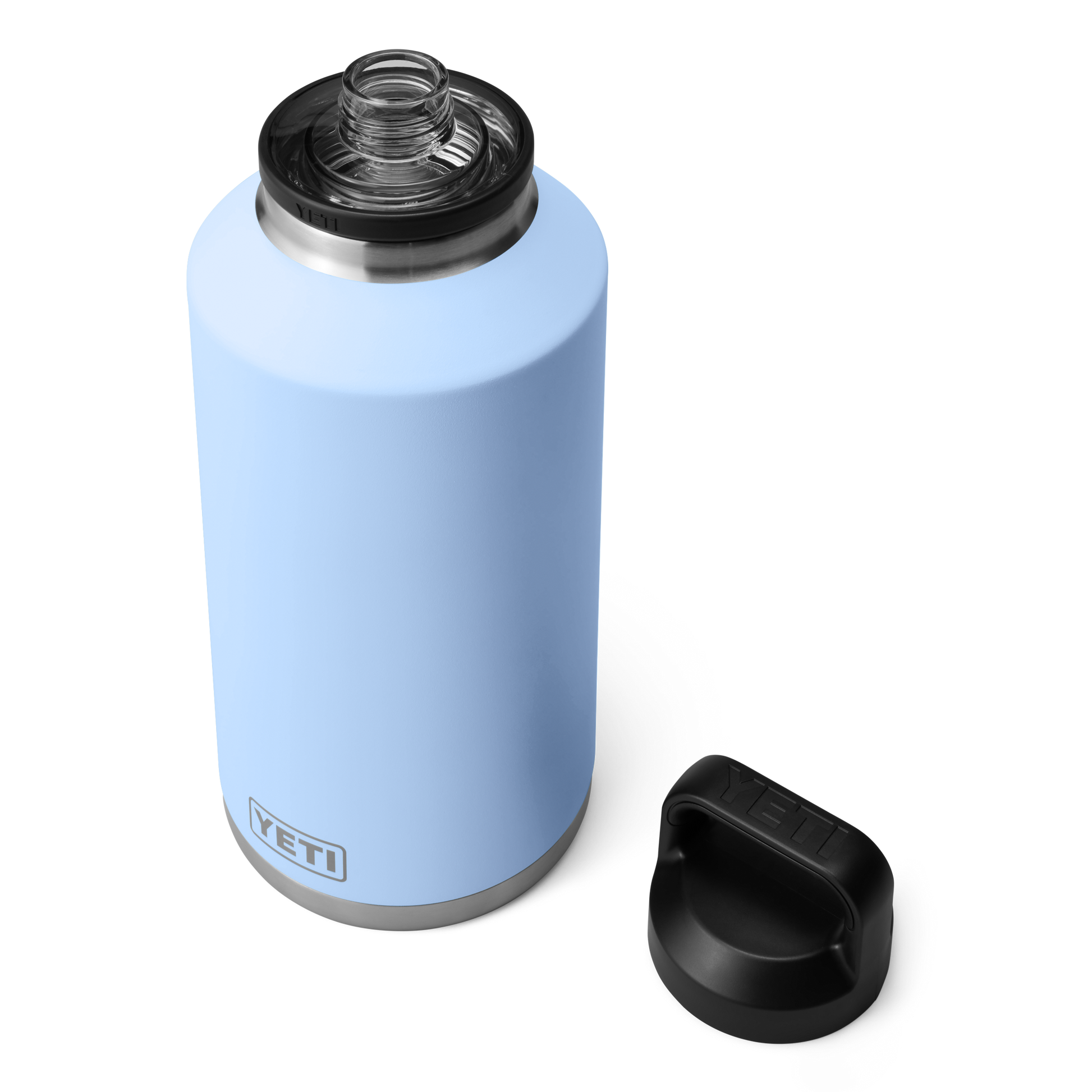 YETI Rambler® Bouteille 64 oz (1,9 l) avec bouchon Chug Big Sky Blue