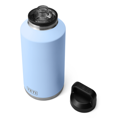 YETI Rambler® Bouteille 64 oz (1,9 l) avec bouchon Chug Big Sky Blue