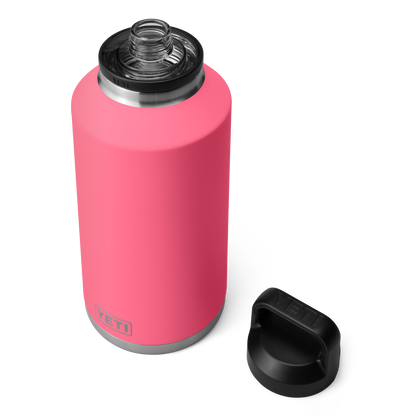 YETI Rambler® Bouteille 64 oz (1,9 l) avec bouchon Chug Tropical Pink