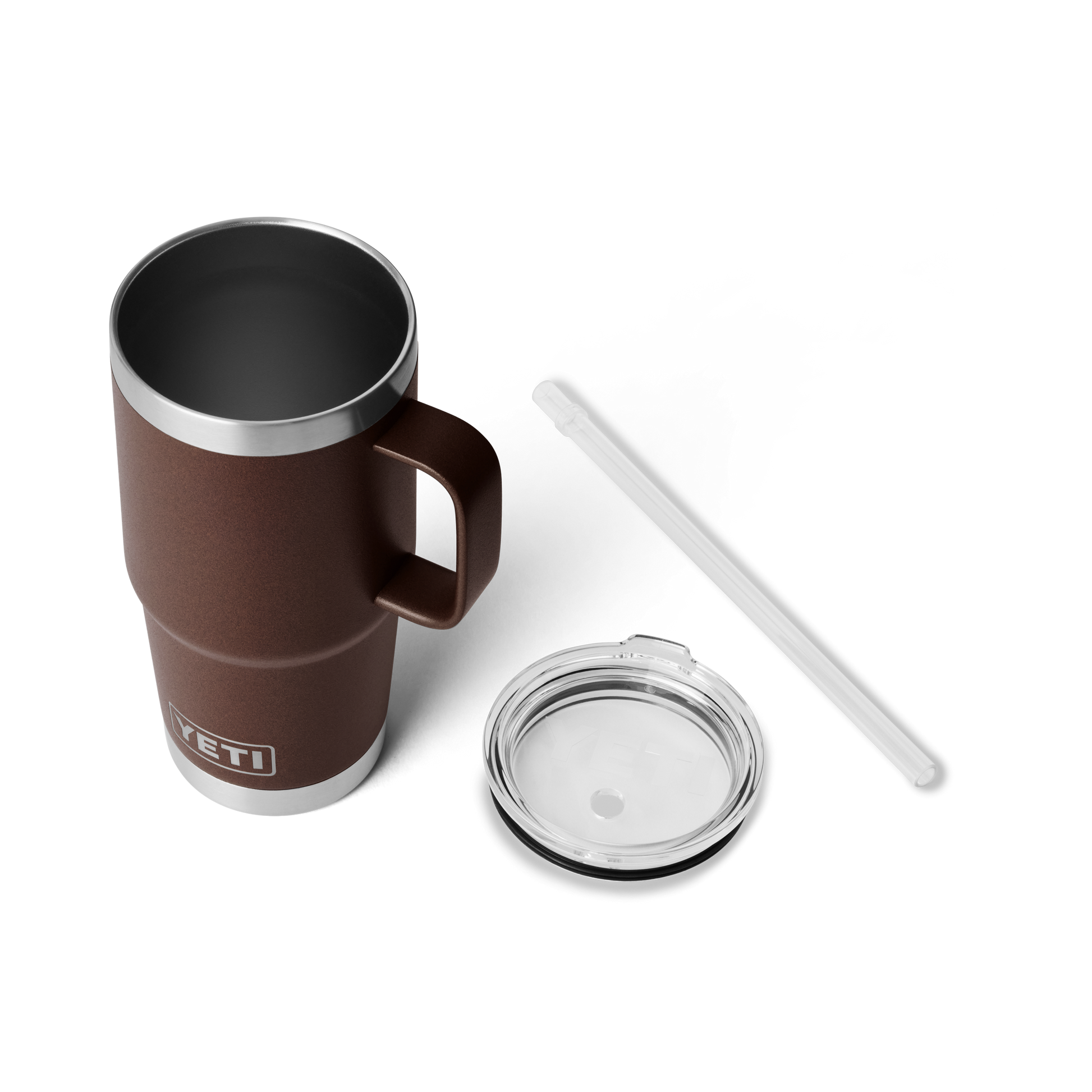 YETI Rambler® Mug De 25 oz (710 ml) Avec couvercle à paille Wetlands Brown
