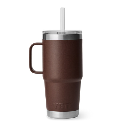 YETI Rambler® Mug De 25 oz (710 ml) Avec couvercle à paille Wetlands Brown