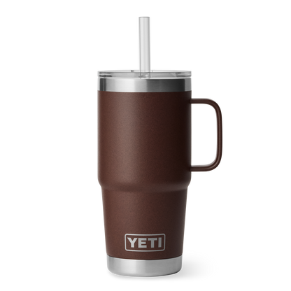 YETI Rambler® Mug De 25 oz (710 ml) Avec couvercle à paille Wetlands Brown