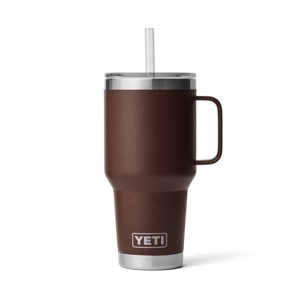 YETI Rambler® Mug De 35 oz (994 ml) Avec couvercle à paille Wetlands Brown