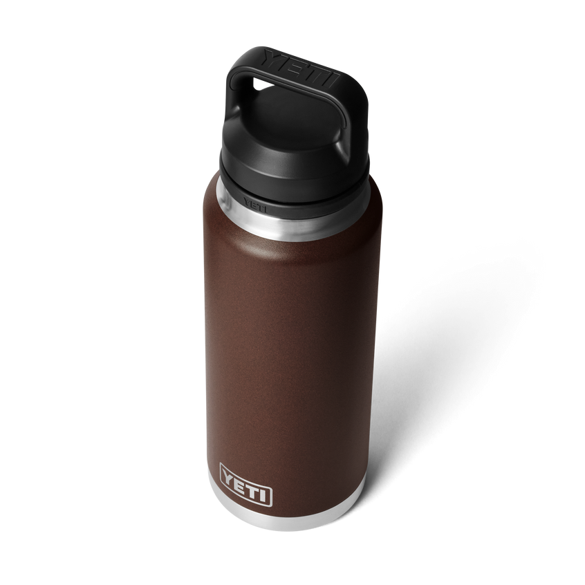 YETI Rambler® Bouteille 36 oz (1065 ml) avec bouchon Chug Wetlands Brown