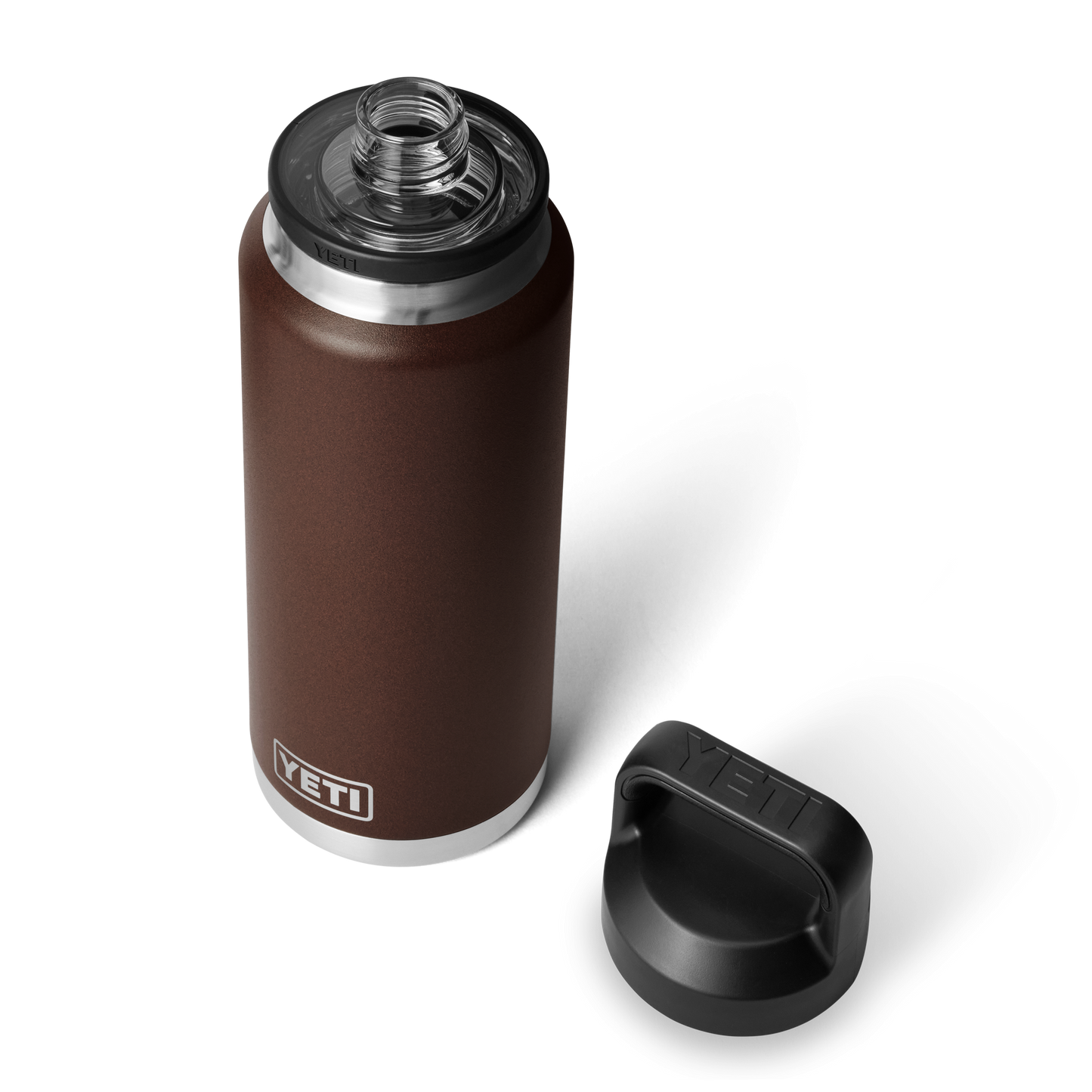 YETI Rambler® Bouteille 36 oz (1065 ml) avec bouchon Chug Wetlands Brown