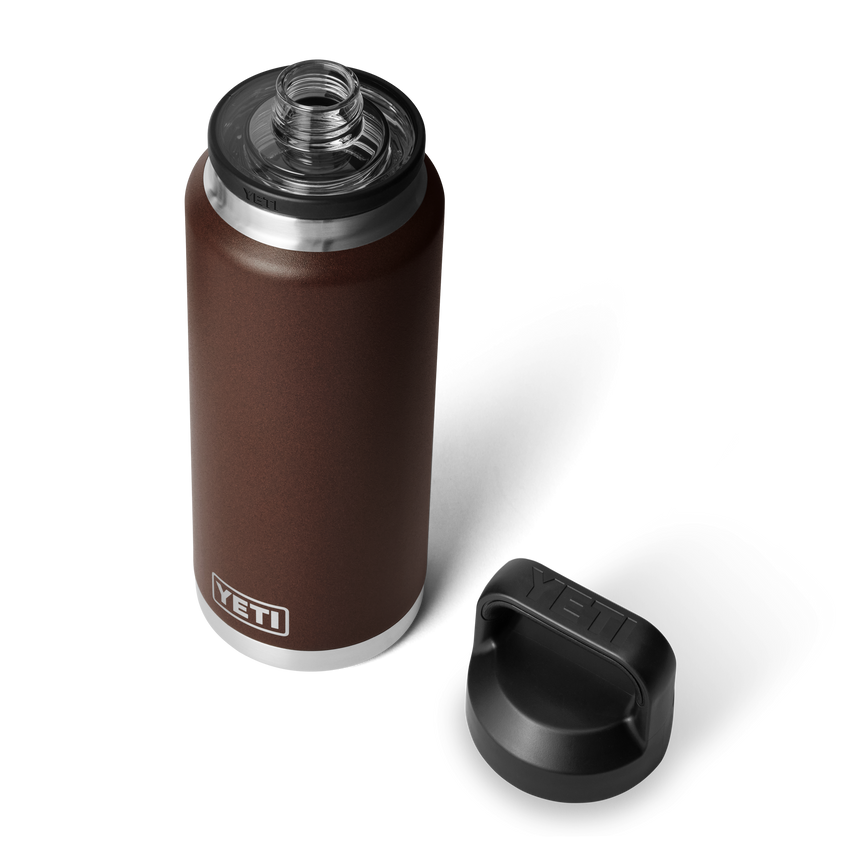 YETI Rambler® Bouteille 36 oz (1065 ml) avec bouchon Chug Wetlands Brown