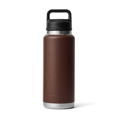 YETI Rambler® Bouteille 36 oz (1065 ml) avec bouchon Chug Wetlands Brown