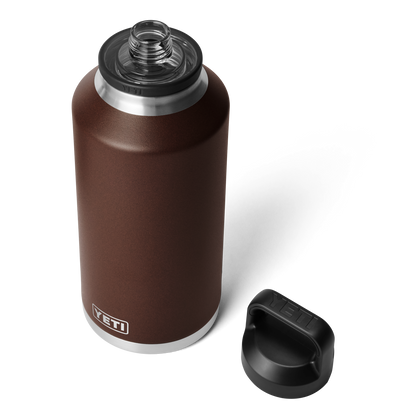 YETI Rambler® Bouteille 64 oz (1,9 l) avec bouchon Chug Wetlands Brown
