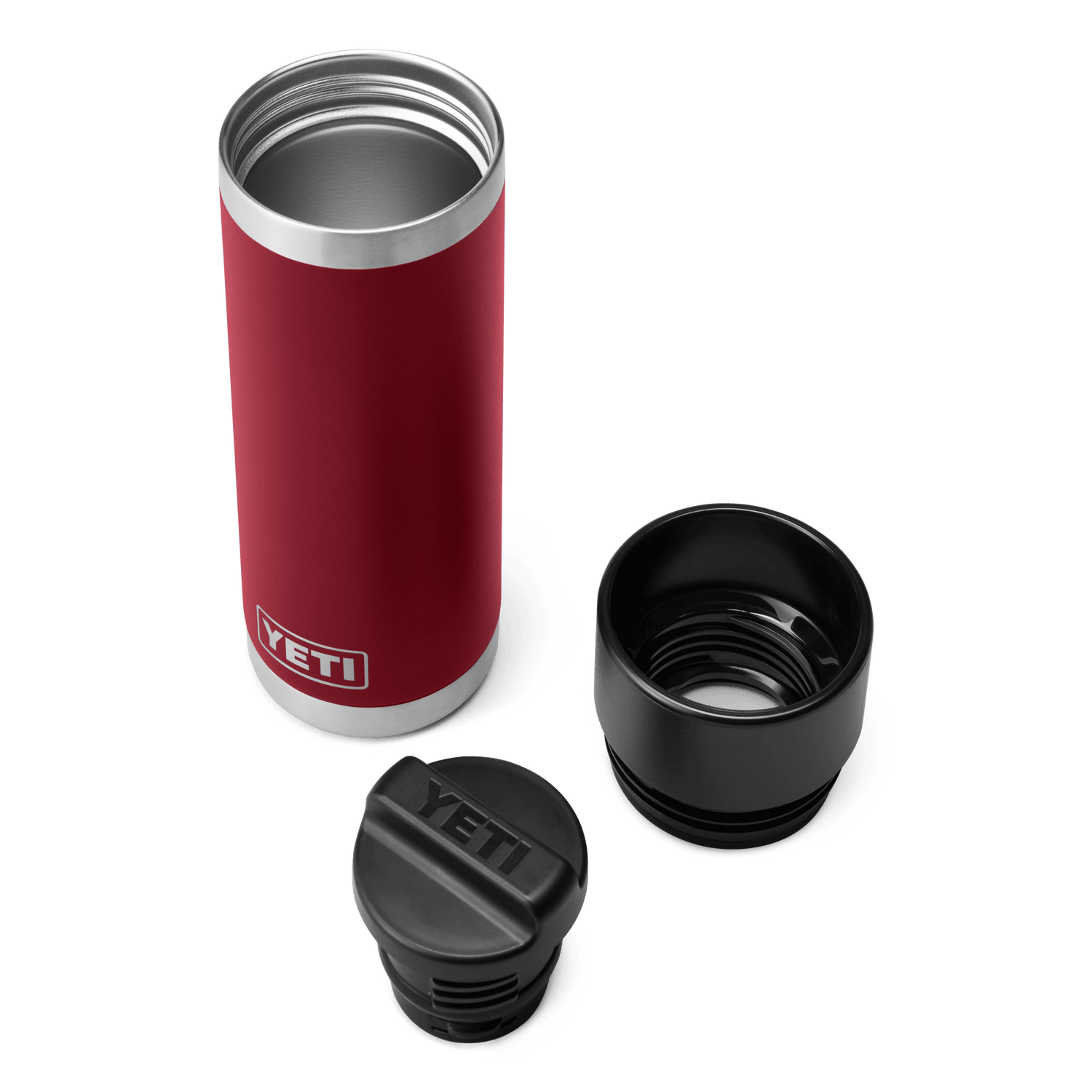 YETI Rambler® Bouteille 18 oz (532 ml) avec bouchon Hotshot Harvest Red