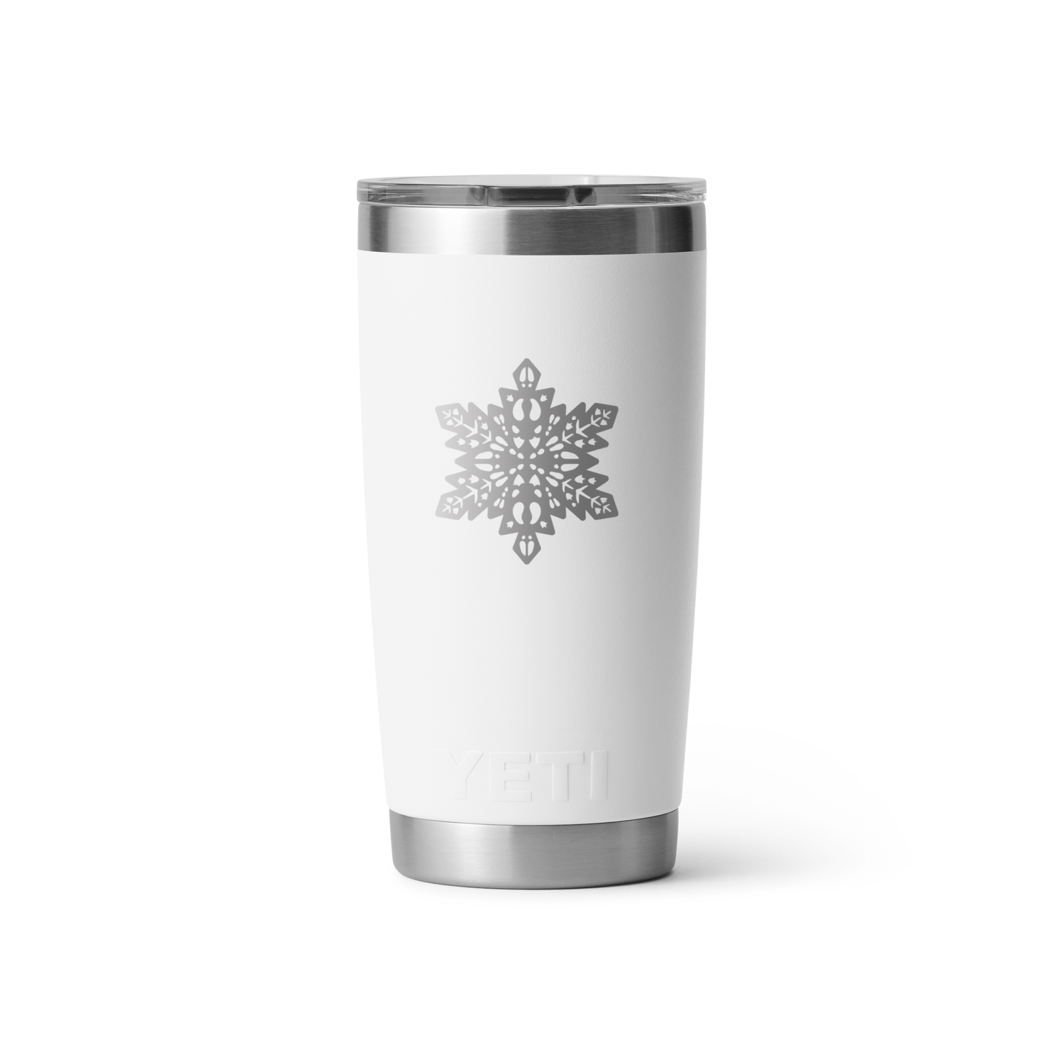 Rambler® Verre 20 oz (591 ml) -  Flocon de neige Blanc