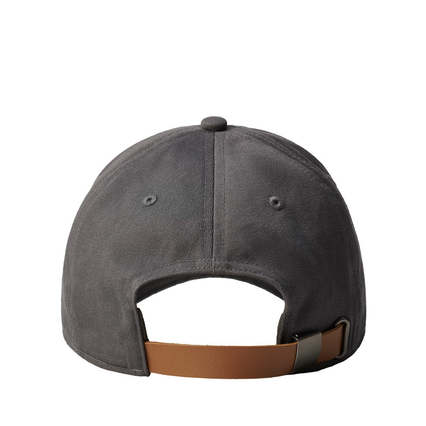 YETI Casquette de baseball Leather Logo Dark Grey