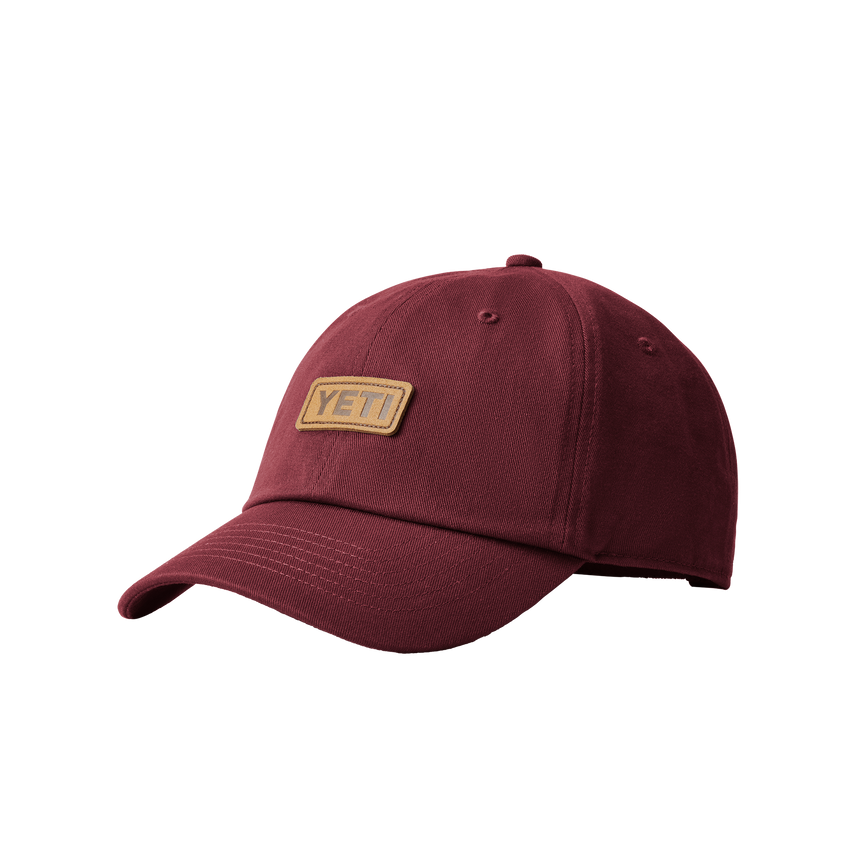 YETI Casquette de baseball Leather Logo Harvest Red