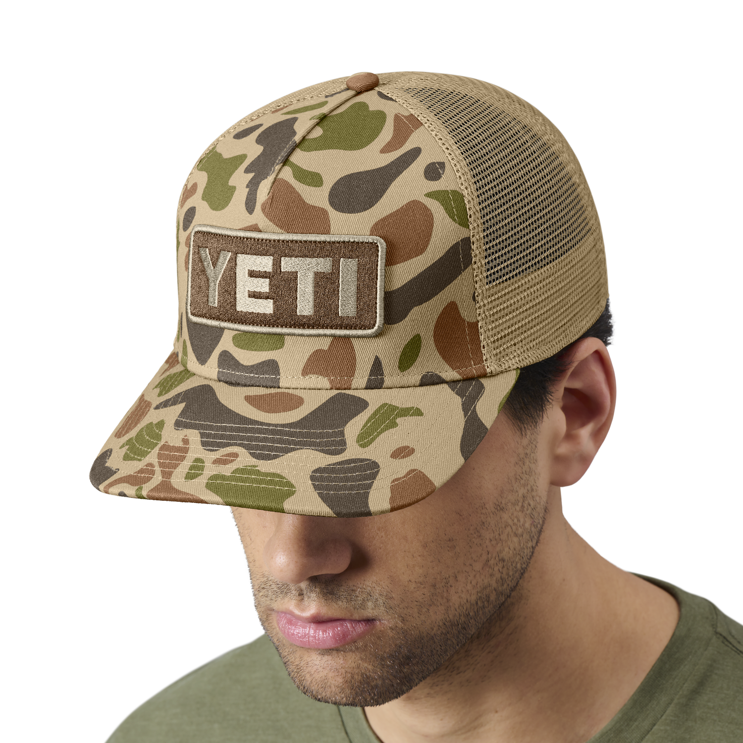 YETI Casquette Trucker à logo Full Camo Brown Camo