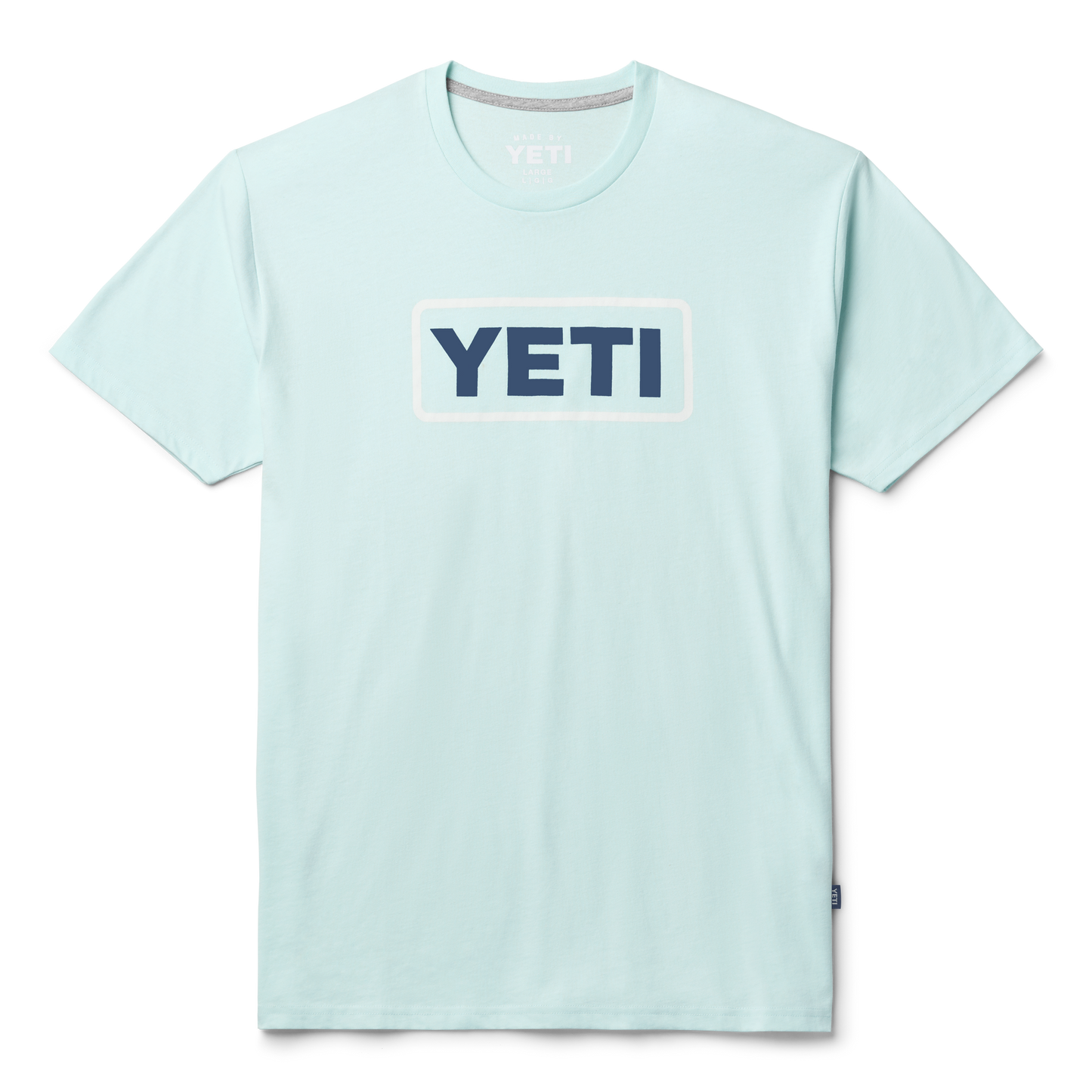 YETI Tee-shirt à manches courtes Logo Badge haut de gamme Light Blue