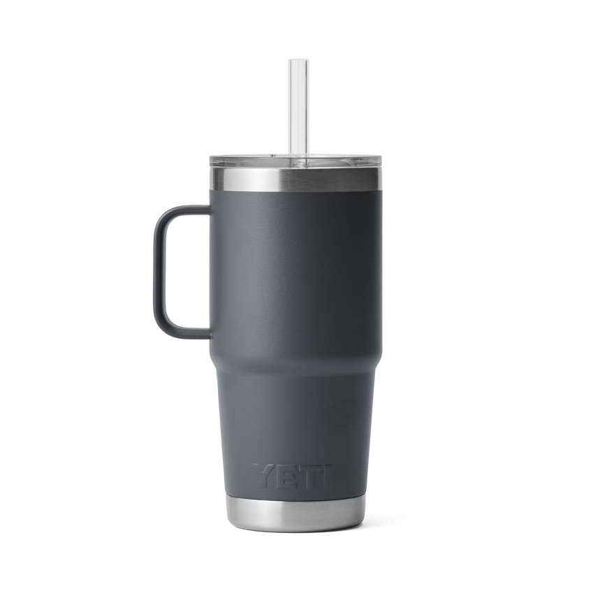 YETI Rambler® Mug De 25 oz (710 ml) Avec couvercle à paille Charcoal