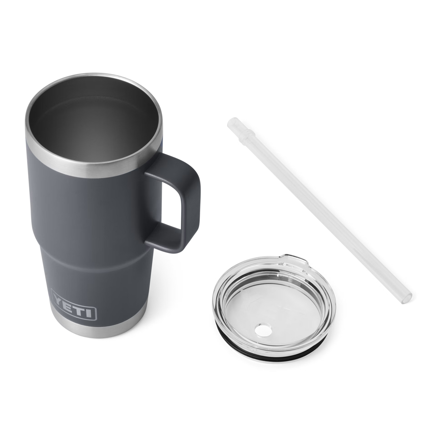 YETI Rambler® Mug De 25 oz (710 ml) Avec couvercle à paille Charcoal