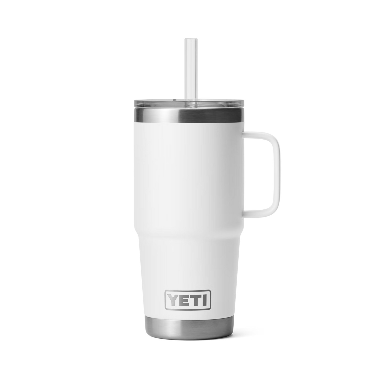 YETI Rambler® Mug De 25 oz (710 ml) Avec couvercle à paille Blanc