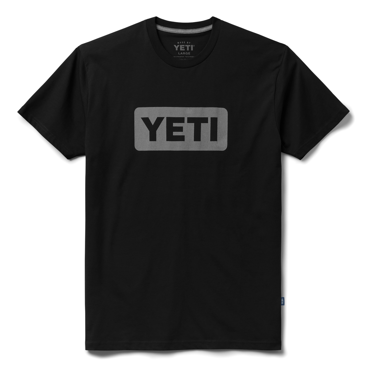 YETI Tee-shirt à manches courtes Logo Badge haut de gamme Noir/Grey