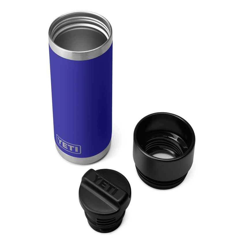 YETI Rambler® Bouteille 18 oz (532 ml) avec bouchon Hotshot Offshore Blue